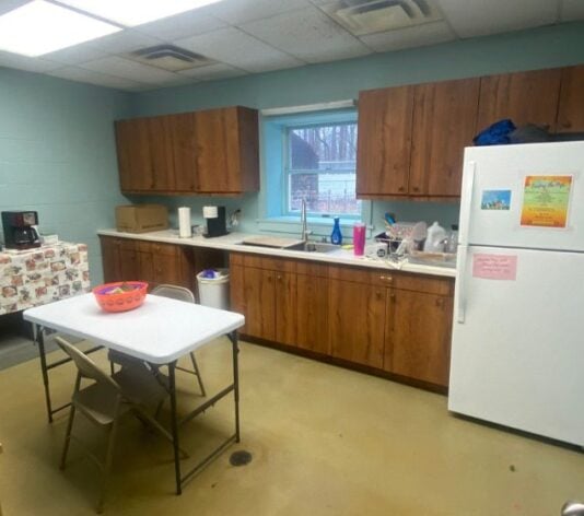 Defenders of Animal Rights Inc break room freshly painted
