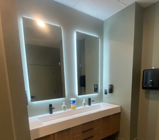 Frederick Ward Associates new bathroom freshly painted
