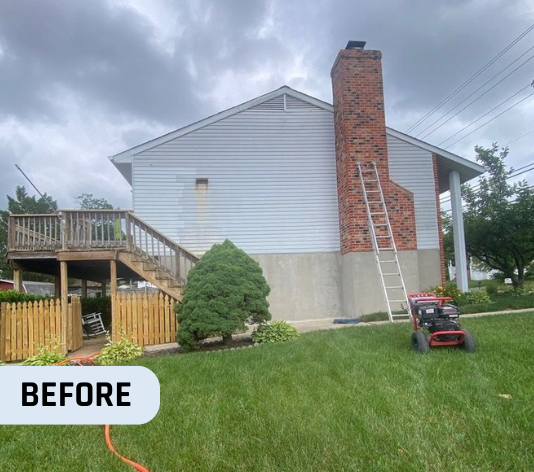 Before Exterior Painting for Homeowner in White Marsh, MD