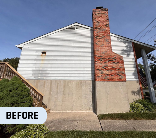 Before Exterior Painting Project for Homeowner in White Marsh, MD