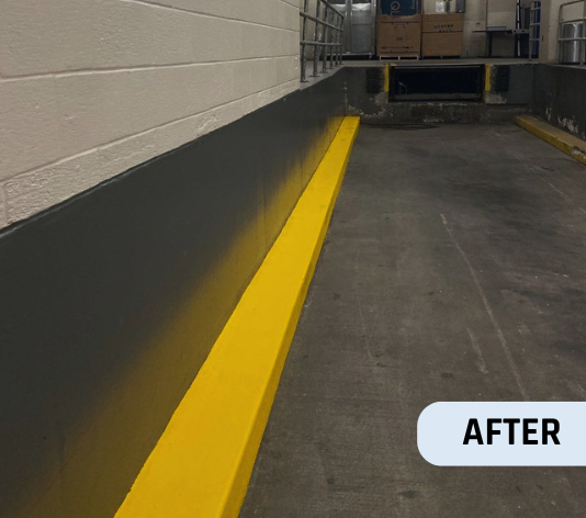 After Parking Garage Repainting for Commercial Property in Baltimore, MD