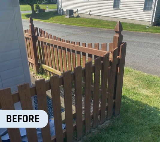 Before Fence Painting Work for Homeowner in Aberdeen, MD