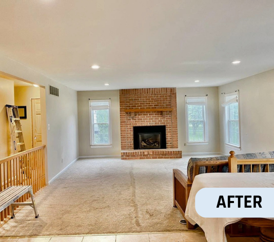 After Interior Painting for a Homeowner in Montgomery County, MD
