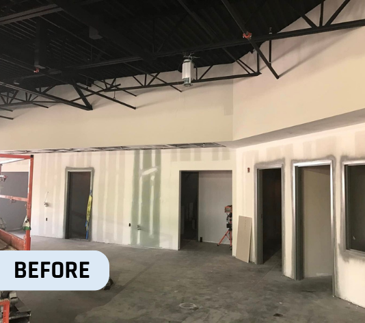 Before Interior Painting for Mountain Christian Church in Joppa, MD
