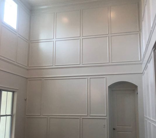 interior paint job after