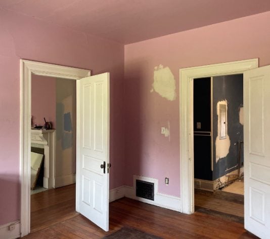 before interior painting project in middletown, oh