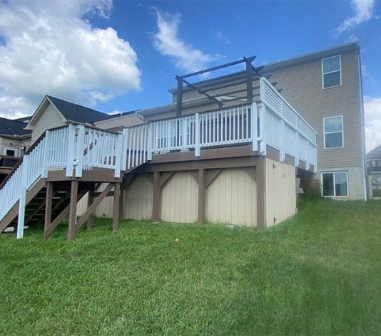 after deck painting in Hamilton, OH