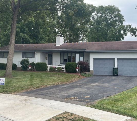 during exterior painting in Hamilton, OH
