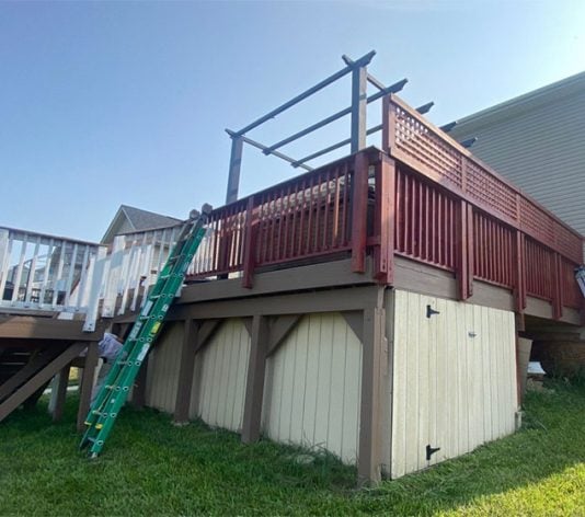 before exterior painting in Hamilton, OH