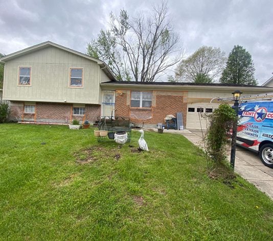 before exterior painting in Waynesville, OH
