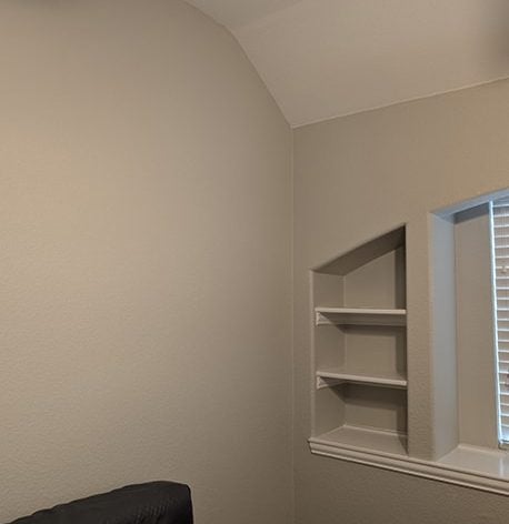 freshly painted walls for homeowner