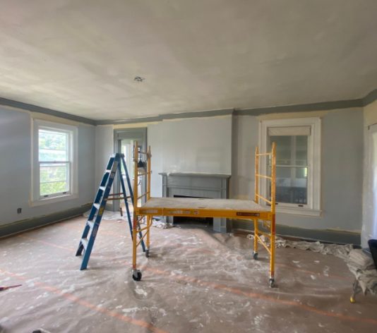 during interior painting project in middletown, oh