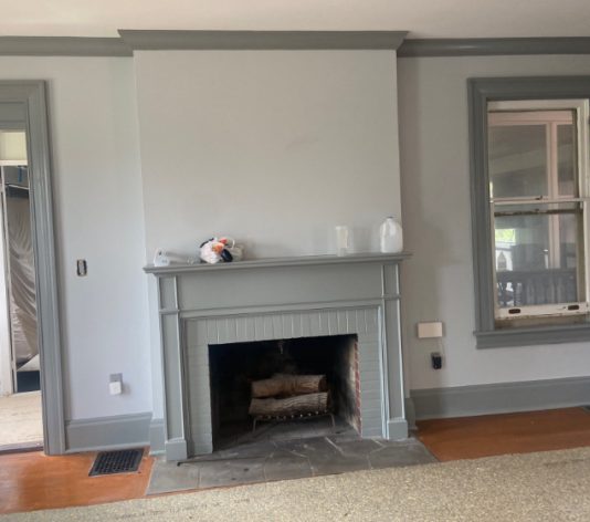gray interior painting in middletown, oh