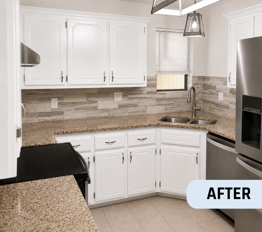 After Interior Cabinet Project for Homeowner in Oklahoma City, OK
