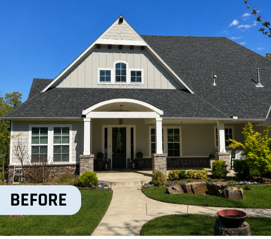 Before Residential Painting for Homeowner in Oklahoma City, OK