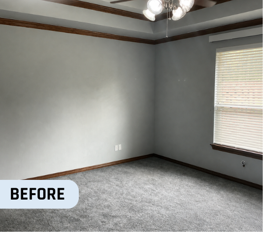 Before Residential Painting Project for Homeowner in Oklahoma