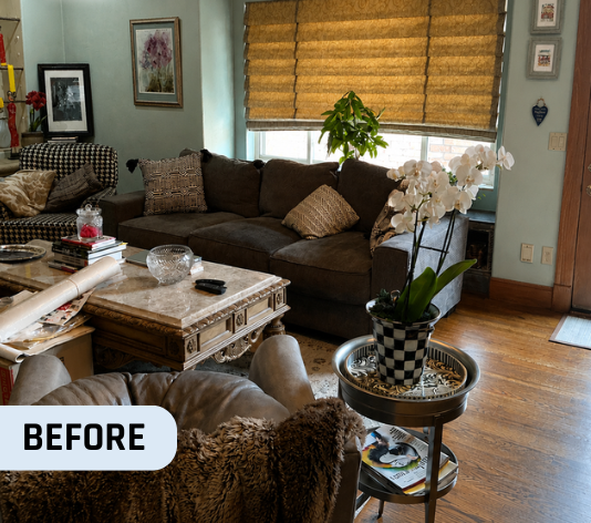 Before Living Room Interior Painting for Homeowner in Oklahoma City, OK