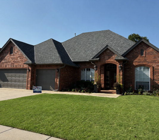 Brick Home Exterior Makeover in Norman, OK
