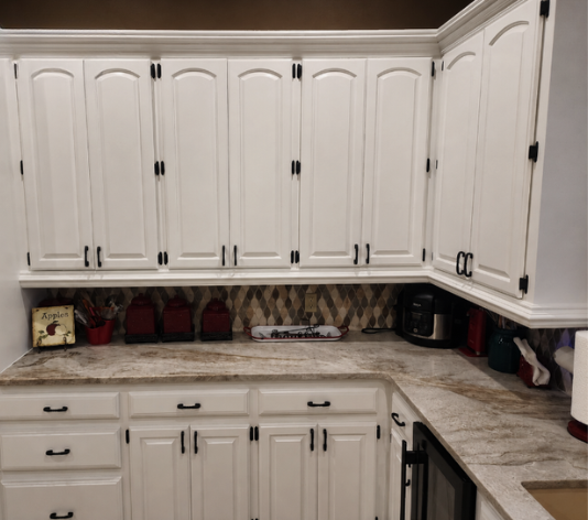 Kitchen Cabinet Refinishing Project in Oklahoma City, OK