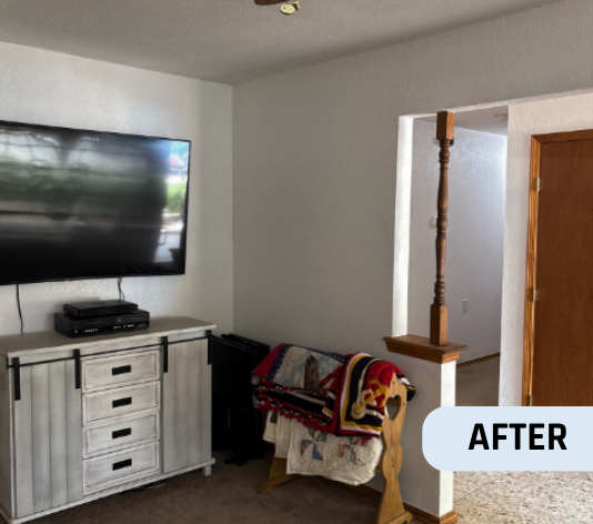 After Living Room Interior Painting in Oklahoma City, OK