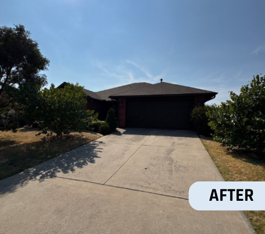 After Work Exterior Painting for Homeowner in Norman, OK