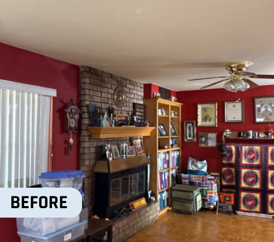 Before Interior Painting Project in Oklahoma City, OK