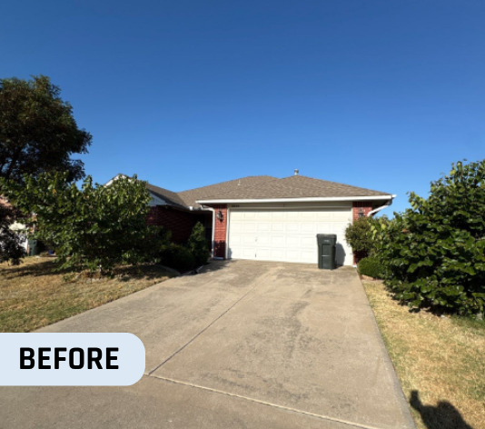 Before Project Exterior Painting for Homeowner in Norman, OK