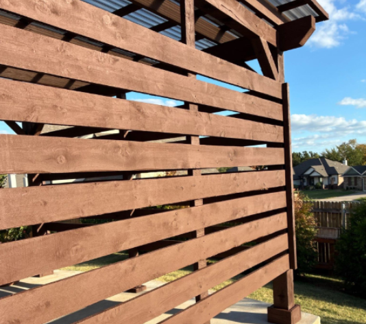 Exterior Wood Staining for Homeowner in Edmond, OK