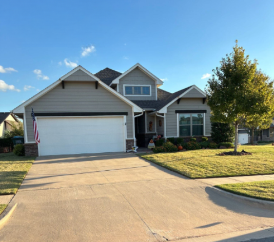 Exterior Wood Staining Job for Homeowner in Edmond, OK