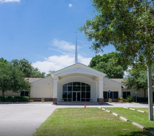 Church after painting the exterior