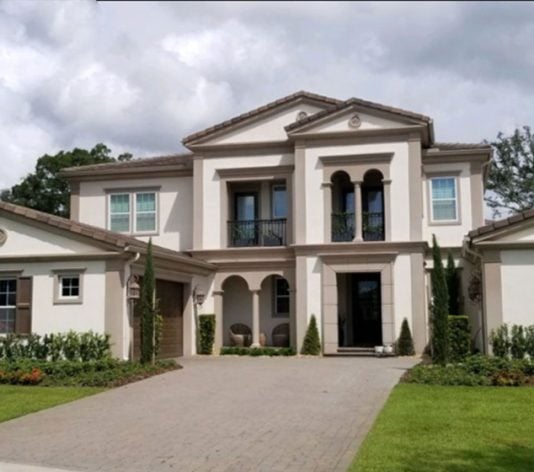 before exterior painting project