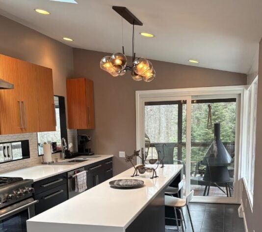 homeowner kitchen freshly painted