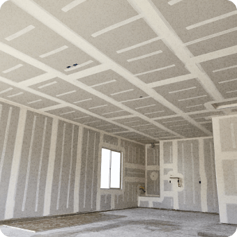 drywall needing interior surface painting