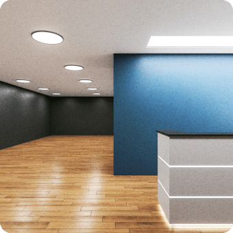 reception area needing commercial painting services