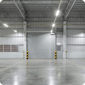 warehouse needing commercial interior painting